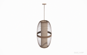 藤编装饰吊灯 ID：2023032002