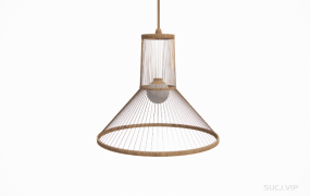 藤编装饰吊灯 ID：2023032028