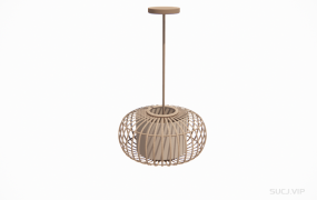 藤编装饰吊灯 ID：2023032042