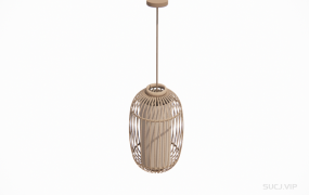 藤编装饰吊灯 ID：2023032043
