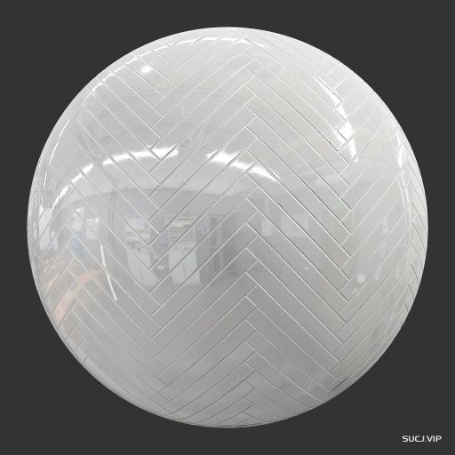 TilesHerringboneMirrorWhite001