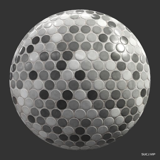 TilesPennyRoundMixed001