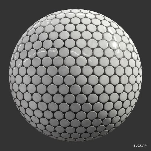 TilesPennyRoundWhite001